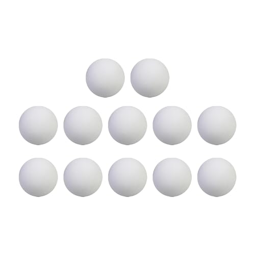 JISADER 12 Stück Schaumstoff-Golf-Übungsbälle, weich für Training im Innen- oder Außenbereich, Mehrzweck-Schaumstoffbälle zum Basteln und Dekorieren, Weiß JISADER 12 Stück Schaumstoff-Golf-Übungsbälle, weich für Training im Innen- oder Außenbereich, Mehrzweck-Schaumstoffbälle zum Basteln und Dekorieren, Weiß von JISADER