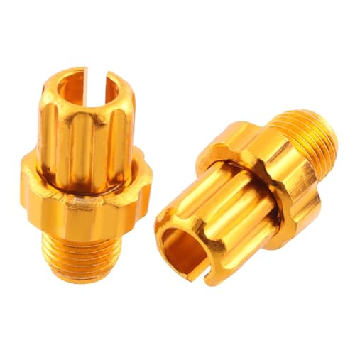 JISADER 2 stück Bike Fahrrad 10mm Brems Griff Hebel Einstellen Schrauben Bike Shifter Einsteller Mutter Schrauben Aluminium Legierung M10, Gold JISADER 2 stück Bike Fahrrad 10mm Brems Griff Hebel Einstellen Schrauben Bike Shifter Einsteller Mutter Schrauben Aluminium Legierung M10, Gold von JISADER