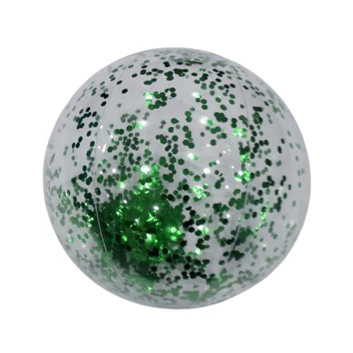 JISADER Aufblasbarer Wasserball, aufblasbarer Ball, Wasserspielzeug, lustiger PVC-Wasserball für den Außenbereich, Wasserspiel, schwimmfähig für Kinder und, 60cm grün von JISADER