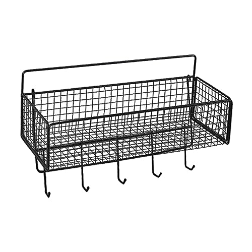 JISADER Drahtkörbe, Draht-Aufbewahrungskorb, langlebige Drahtkörbe zur Aufbewahrung, Wandmontage, hängende Drahtkörbe, Wandmontagekörbe für Küche, Badezimmer, JISADER Drahtkörbe, Draht-Aufbewahrungskorb, langlebige Drahtkörbe zur Aufbewahrung, Wandmontage, hängende Drahtkörbe, Wandmontagekörbe für Küche, Badezimmer, von JISADER