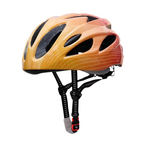 JISADER Fahrradhelm für Kinder Rennradhelm Schutz Bessere Dämpfung Kinderfahrradhelm für Rollschuhlaufen Outdoor-Sport, Gelb Orange von JISADER