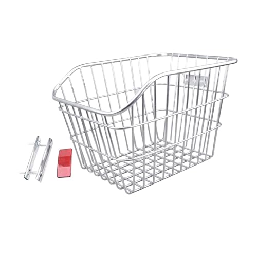 JISADER Fahrradkorb hinten mit Fahrradreflektor Fahrradgepäckträgerkorb Fahrradkorb zum Radfahren JISADER Fahrradkorb hinten mit Fahrradreflektor Fahrradgepäckträgerkorb Fahrradkorb zum Radfahren von JISADER