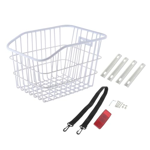 JISADER Gepäckträger Fahrradkorb Haustiere Träger Fahrrad Gepäckträger Tasche für Mountainbike Rennrad, Weiß JISADER Gepäckträger Fahrradkorb Haustiere Träger Fahrrad Gepäckträger Tasche für Mountainbike Rennrad, Weiß von JISADER