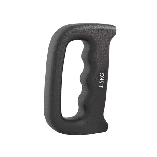 JISADER Handgewicht-Boxhantel, ergonomischer, Rutschfester Griff, Hantel, Handgewicht zum Laufen, MMA, Gymnastik, Yoga, Gehen, 1.5 kg von JISADER