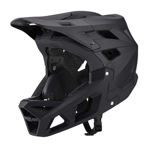 JISADER Integralhelm Fahrradhelm, Kappe Atmungsaktiv Bequem Downhill mit Abnehmbarem Polster, Mountainbike-Helm, Schwarz JISADER Integralhelm Fahrradhelm, Kappe Atmungsaktiv Bequem Downhill mit Abnehmbarem Polster, Mountainbike-Helm, Schwarz von JISADER