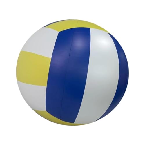 JISADER Riesiger aufblasbarer Wasserball, Sportball, riesige, verdickte Dekoration, Durchmesser 150 cm, Strandspielzeug, Party-Geschenke für draußen, Volleyball-Muster von JISADER