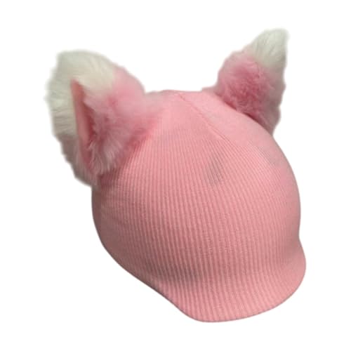 JISADER Skihelmbezug Helm Dekor Outdoor Cartoon Strickmütze Sportzubehör, Rosa von JISADER