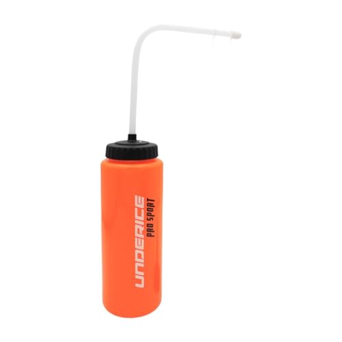 JISADER Sport-Wasserflasche, 1 l, Wasserkrug, Wasserkocher, Quetschflasche mit langem Strohhalm für Baseball, Outdoor-Aktivitäten, Fitnessstudio, Hockey, Orange JISADER Sport-Wasserflasche, 1 l, Wasserkrug, Wasserkocher, Quetschflasche mit langem Strohhalm für Baseball, Outdoor-Aktivitäten, Fitnessstudio, Hockey, Orange von JISADER