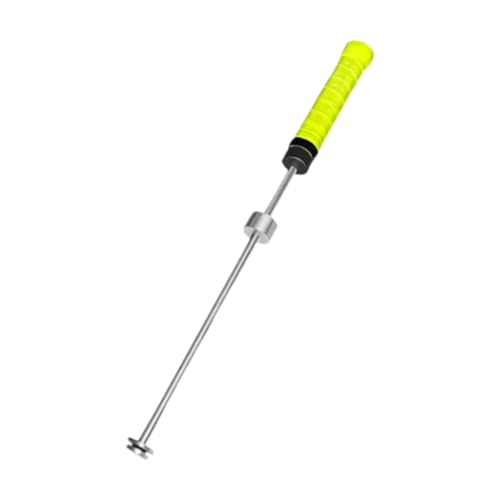JISADER Tennis-Schwungtrainer, Tennis-Aufschlag-Trainingsgerät, mit Sound-Übungen, leicht, bequemer Griff, Tennis-Schwung-Trainingshilfe, Gewicht 285g JISADER Tennis-Schwungtrainer, Tennis-Aufschlag-Trainingsgerät, mit Sound-Übungen, leicht, bequemer Griff, Tennis-Schwung-Trainingshilfe, Gewicht 285g von JISADER