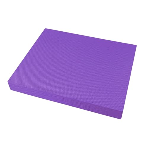 JISADER Balance Pad Klein, Rutschfester Weichschaum, Schaumstoffmatte, Balancepad Fitness, Fitness-Training Fitness-Gerät Yoga Gymnastik Pilates Physiotherapie für Outdoor Fitness Meditation, Lila von JISADER