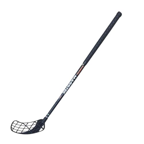 JISADER Unihockeyschläger-Ausrüstung, vielseitiger tragbarer Ersatz, Starter-Unihockeyschläger, für Sport im Innen- und Außenbereich, Schwarze rechte Hand von JISADER