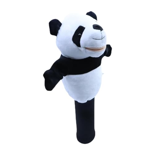 JISADER Weiche Plüsch Tier Golf Holz Fahrer Headcover Hülse Golf Holz Kopf Abdeckung Golf Schaft Schutz, Panda von JISADER