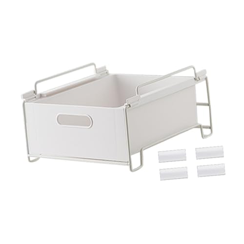 JISADER unten Waschbecken-Organizer, ausziehbarer Schrank-Organizer, platzsparend, ausziehbare Schublade, stapelbares Aufbewahrungsregal für Schlafzimmer, 29.5 cm X 25 cm X 16 von JISADER