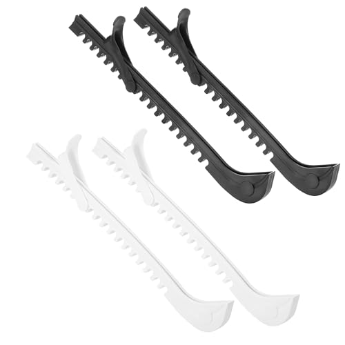 JIZZU Kufenschoner Schlittschuhe, 2 Paar Verstellbarer Kufenschoner Eishockey, Eiskunstlauf Kufenschoner, Schoner für Schlittschuhkufen, Kufenschutz für Kinder Erwachsener Universal JIZZU Kufenschoner Schlittschuhe, 2 Paar Verstellbarer Kufenschoner Eishockey, Eiskunstlauf Kufenschoner, Schoner für Schlittschuhkufen, Kufenschutz für Kinder Erwachsener Universal von JIZZU