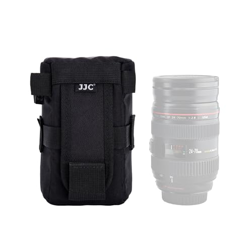 JJC Objektivtasche Tasche Schutzhülle für Canon EF 16-35mm f4L EF 24-105mm f4L RF 85mm f2 EF 100mm f2.8L Macro Nikon AF-S 24-70mm f2.8 16-35mm f4G für Sony FE 90mm f2.8 Macro, Innenmaß 3.15" x 6.69" JJC Objektivtasche Tasche Schutzhülle für Canon EF 16-35mm f4L EF 24-105mm f4L RF 85mm f2 EF 100mm f2.8L Macro Nikon AF-S 24-70mm f2.8 16-35mm f4G für Sony FE 90mm f2.8 Macro, Innenmaß 3.15" x 6.69" von JJC