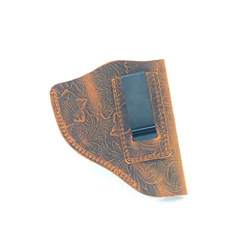 JJNUSA Leather IWB Holster, Fits Most J Frame Revolvers - Ruger SP101 LCR/Smith and Wesson Bodyguard/Taurus 50 85 / Charter Arms & Most .38 Special Type Holsters Guns JJNUSA Leather IWB Holster, Fits Most J Frame Revolvers - Ruger SP101 LCR/Smith and Wesson Bodyguard/Taurus 50 85 / Charter Arms & Most .38 Special Type Holsters Guns von JJNUSA