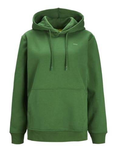 Jack & Jones Damen Jxabbie RLX Every Hood SWT Noos Kapuzenpullover, Formal Garden/Print:medium Green Jjxx Logo, M EU von JJXX