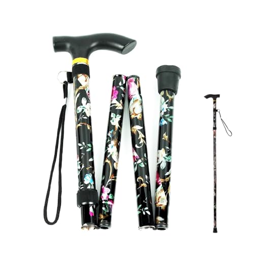 Unisex Faltbar Gehstock Klappbar,Gehstock Damen Faltbar Gehstock Elegant Gehstock Klappbar Blume Gemustert Aluminium Einstellbar Spazierstock Leicht Tragbar Reise Wanderstock für Altere Behinderte Unisex Faltbar Gehstock Klappbar,Gehstock Damen Faltbar Gehstock Elegant Gehstock Klappbar Blume Gemustert Aluminium Einstellbar Spazierstock Leicht Tragbar Reise Wanderstock für Altere Behinderte von JJiaoLinin