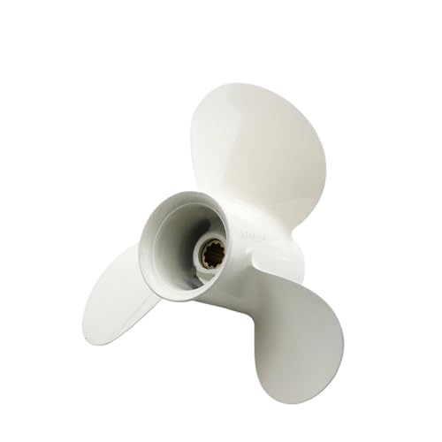 JKGVNCT 9 7/8 x 13 Propeller kompatibel mit 20-30P Marine-Außenbordmotor 664-45949-02-EL Aluminium 3 Laufräder 10 Splines von JKGVNCT