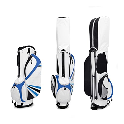 Golftasche, Golftasche mit 6 unabhängigen Steckplätzen, platzsparend, leicht zu verstauen/für den Außenbereich geeignet (Blue) von JMOZHCD