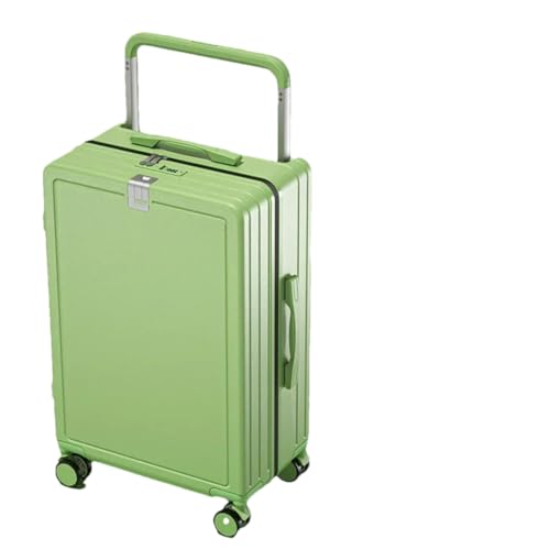 JMOZHCD Klassischer Reisekoffer, breiter Trolley-Koffer, leises Rad, multifunktionaler Koffer, Hartschalenkoffer mit großer Kapazität (En8 26) von JMOZHCD