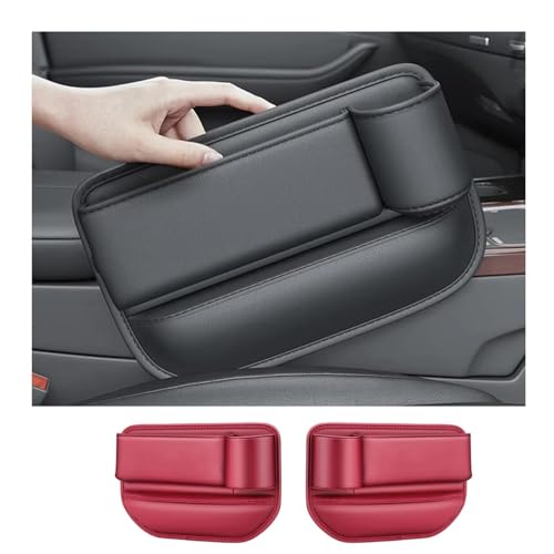 JNDPDNQL Auto-Lückenfüller-Organizer Für A&UDI A4 B7 2004-2007 Leder Auto Stuhl Gap Organizer Aufbewahrungsbox Auto Innenraum Aufbewahrungstasche von JNDPDNQL