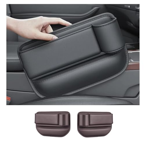 JNDPDNQL Auto-Lückenfüller-Organizer Für B&MW 3er F30 320i Limousine 2013–2017 Leder Auto Stuhl Gap Organizer Aufbewahrungsbox Auto Innenraum Aufbewahrungstasche von JNDPDNQL