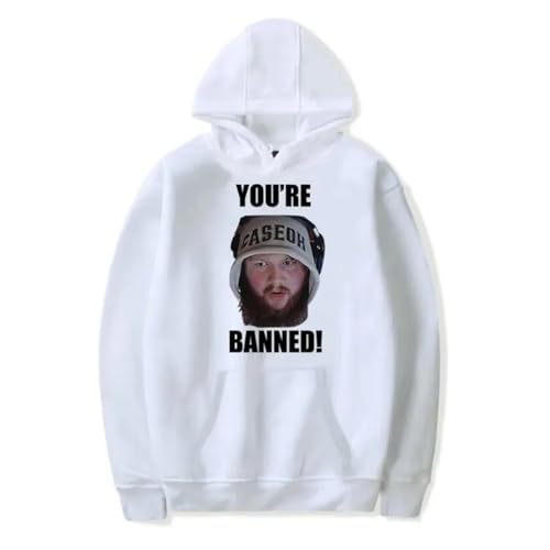 JNYEHSUI Hoodie CaseOh You're Banned Hoodie Frauen Männer Kapuze Sweatshirt lustige Streetwear übergroße Langarm Mode Harajuku Pullover Mode Kleidung XS-3XL-black||XS von JNYEHSUI