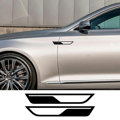 JOCHEN 2 STÜCKE Autotür Seite PVC Aufkleber, für Hyundai Genesis Stilvolle Design Vinyl Film Aufkleber Auto Tuning Zubehör Karosseriedekoration von JOCHEN