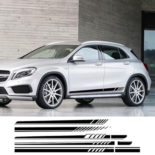 JOCHEN Auto Aufkleber, für Mercedes Benz GLA GLA45 GLA180 GLA200 GLA220 GLA250 X156 H247 AMG Streifen Vinyl Aufkleber Zubehör von JOCHEN