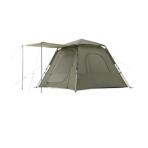 Camping Zelt Automatisches Zelt, fünfseitig, zirkulierende Belüftung, Teleskop-Zeltstange, automatische Unterstützung, 3-Personen-Zelt Tolle Belüftung(Color:Upgrade Military) von JODEOL