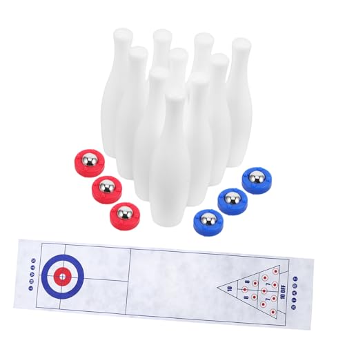 JOINPAYA 1 Satz Desktop-Bowling für familienspiele interaktives Bowling-Set Kegelspiel-Set Kindersportspielspielzeug Sportspielzeug für Kleinkinder Plastik von JOINPAYA