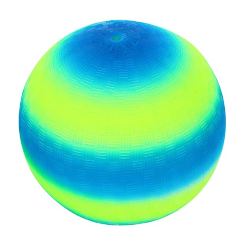 JOINPAYA Regenbogen-spielball Spielplatz Im Freien Badminton Sport Fußball Zappeln Drohne Kickbälle Leichter Springender Ball Pädagogischer Springball Flummi PVC von JOINPAYA