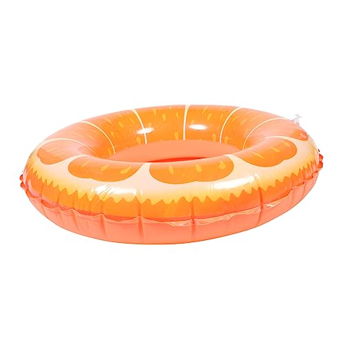 JOINPAYA Schwimmring aus Früchten schwimmring Kind schwimmringe für Schwimmreifen Luft Spaß Schwimmbad Aufblasbarer Schwimmring schwimmende Partyversorgung PVC Orange von JOINPAYA