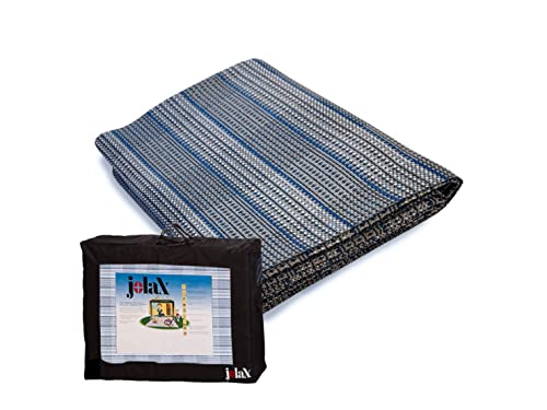 JOLAX | Vorzeltteppich Outdoor Markisenteppich Zeltboden Camping Matte 500 g/m² | Angenehm Weich Atmungsaktiv Waschmaschinenfest Schimmelfrei rutschfest UV-Stabilisiert mit Tragetasche | 300x600 Blau JOLAX | Vorzeltteppich Outdoor Markisenteppich Zeltboden Camping Matte 500 g/m² | Angenehm Weich Atmungsaktiv Waschmaschinenfest Schimmelfrei rutschfest UV-Stabilisiert mit Tragetasche | 300x600 Blau von JOLAX