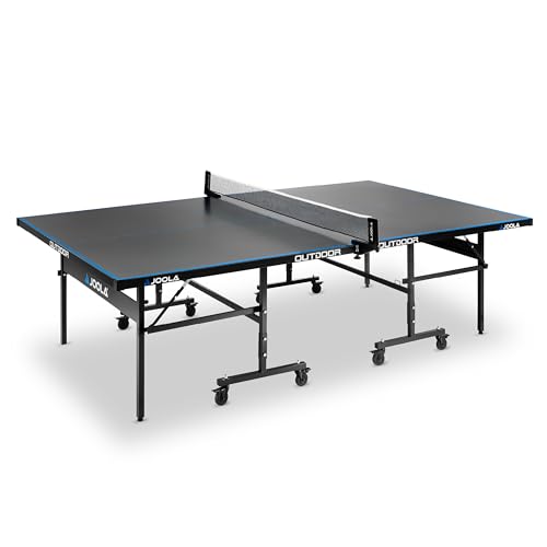 JOOLA 11642 Tischtennisplatte Outdoor J200A-Profi Tischtennistisch 6 MM Aluminium-Verbundoberfläche Wetterfest-Klappbares Untergestell-Schneller Aufbau,,Grau/Blau, 274 x x 152,5 x 76 cm JOOLA 11642 Tischtennisplatte Outdoor J200A-Profi Tischtennistisch 6 MM Aluminium-Verbundoberfläche Wetterfest-Klappbares Untergestell-Schneller Aufbau,,Grau/Blau, 274 x x 152,5 x 76 cm von JOOLA