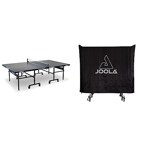 JOOLA 11642 Tischtennisplatte Outdoor J200A-Profi Tischtennistisch 6 MM Aluminium-Verbundoberfläche & wasserdichte Tischdecke, mit Zwei Funktionen, für drinnen und draußen, Schwarz JOOLA 11642 Tischtennisplatte Outdoor J200A-Profi Tischtennistisch 6 MM Aluminium-Verbundoberfläche & wasserdichte Tischdecke, mit Zwei Funktionen, für drinnen und draußen, Schwarz von JOOLA