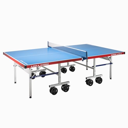 JOOLA 11650 Tischtennistisch ALUTERNA - Profi Outdoor Tischtennisplatte Wetterfest 6 MM Aluminium-Kunststoffverbundoberfläche - Einklappbares Untergestell, 274 x 152,5 x 76 CM JOOLA 11650 Tischtennistisch ALUTERNA - Profi Outdoor Tischtennisplatte Wetterfest 6 MM Aluminium-Kunststoffverbundoberfläche - Einklappbares Untergestell, 274 x 152,5 x 76 CM von JOOLA