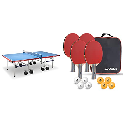 JOOLA 11650 Tischtennistisch ALUTERNA - Profi Outdoor Tischtennisplatte Wetterfest 6 MM Aluminium-Kunststoffverbundoberfläche & Unisex – Erwachsene Tisch Tennis-Set-54825 Tennis-Set, mehrfarbik JOOLA 11650 Tischtennistisch ALUTERNA - Profi Outdoor Tischtennisplatte Wetterfest 6 MM Aluminium-Kunststoffverbundoberfläche & Unisex – Erwachsene Tisch Tennis-Set-54825 Tennis-Set, mehrfarbik von JOOLA