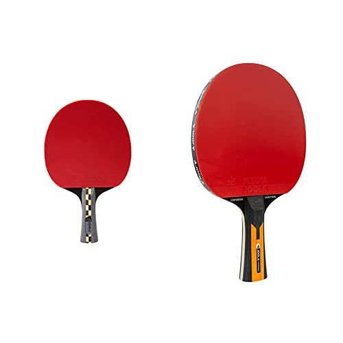 JOOLA 54195 Carbon Pro ITTF Zugelassener Tischtennis-Schläger für Fortgeschrittene Spieler & 54190 Tischtennisschläger Carbon Control - ITTF zugelassener Tischtennis-Schläger von JOOLA