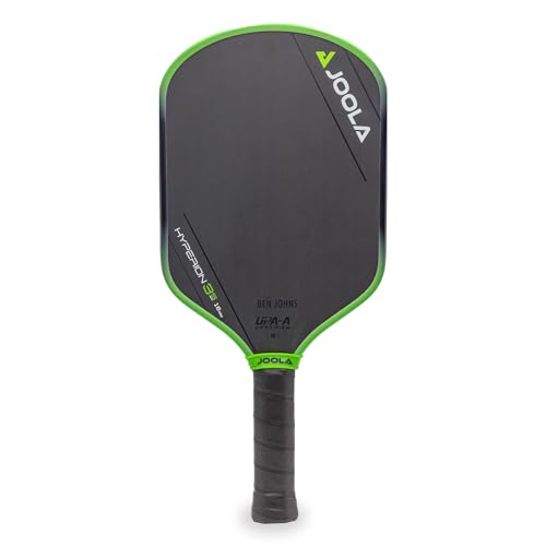JOOLA Ben Johns Hyperion 3 Pickleball-Paddel, 16 mm, verlängerte Aero-Kurvenform für Schwunggeschwindigkeit, Antriebskern erhöht Spin und Kontrolle, UPA-A-Zertifiziert, NFC-Chip-fähig JOOLA Ben Johns Hyperion 3 Pickleball-Paddel, 16 mm, verlängerte Aero-Kurvenform für Schwunggeschwindigkeit, Antriebskern erhöht Spin und Kontrolle, UPA-A-Zertifiziert, NFC-Chip-fähig von JOOLA