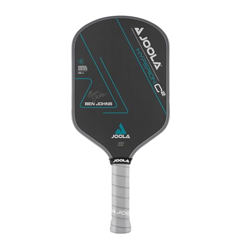 JOOLA Ben Johns Hyperion C2 Pickleball-Paddel – Aero-Curve Hyperion Shape mit Charged Surface Technologie von The Ben Johns Perseus – ausgewogener Pickleball-Schläger mit Pop & Power – von JOOLA