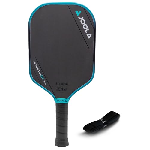 JOOLA Ben Johns Perseus 3S Pickleball-Paddel mit Antriebskern, Charged Carbon-Oberflächentechnologie, UPA-genehmigt, längliche Körperform mit großem Sweetspot, NFC-Chip-fähig und UPA-A-Zertifiziert von JOOLA