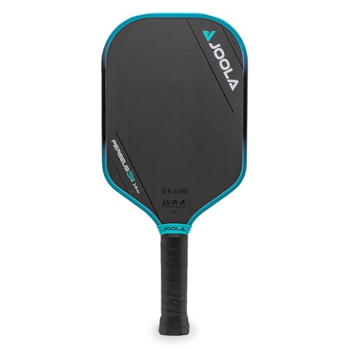 JOOLA Ben Johns Perseus 3S Pickleball-Paddel mit Antriebskern, Charged Carbon-Oberflächentechnologie, UPA-genehmigt, längliche Körperform mit großem Sweetspot, NFC-Chip-fähig und UPA-A-Zertifiziert JOOLA Ben Johns Perseus 3S Pickleball-Paddel mit Antriebskern, Charged Carbon-Oberflächentechnologie, UPA-genehmigt, längliche Körperform mit großem Sweetspot, NFC-Chip-fähig und UPA-A-Zertifiziert von JOOLA