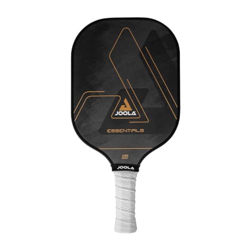 JOOLA Pickleball Essentials Paddle Pickleball-Schläger mit Fiberglas-Oberfläche, Polymer-Kern und USAPA-Zertifizierung - Ideal für Anfänger und Freizeitspieler, schwarz von JOOLA