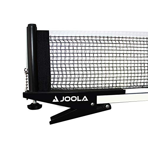 JOOLA Premium Tischtennisnetz und Pfosten Set – tragbar und einfach aufzubauen, 182,9 cm Regulierung Größe Ping Pong Federklemme Netz von JOOLA