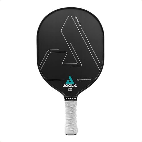 JOOLA Radius Pro Pickleball-Paddel mit strukturierter Carbon-Grip-Oberfläche – schafft mehr Spin und maximale Kontrolle – 16 mm Pickleball-Schläger mit Response Polypropylen Wabenkern von JOOLA