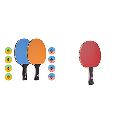JOOLA Tischtennis-Set COLORATO Bestehend aus 2 Tischtennisschläger + 8 Bunte Tischtennisbälle & Tischtennisschläger Team Junior ITTF Zugelassener Allround Tischtennis-Schläger, 1,7 MM Schwamm JOOLA Tischtennis-Set COLORATO Bestehend aus 2 Tischtennisschläger + 8 Bunte Tischtennisbälle & Tischtennisschläger Team Junior ITTF Zugelassener Allround Tischtennis-Schläger, 1,7 MM Schwamm von JOOLA