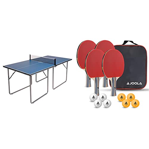 JOOLA Tischtennisplatte Midsize, 168 x 84 x 76 cm & Tischtennis-Set Team School von JOOLA