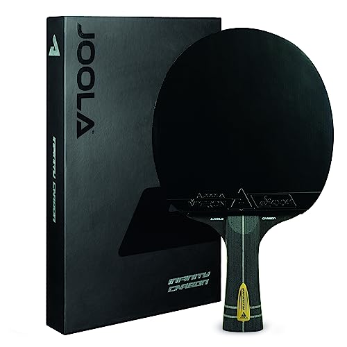 JOOLA Profi Tischtennisschläger Infinity Carbon, ITTF genehmigter, Wettkampf Tischtennis-Schläger, 29,5 x 18 x 3,5 cm, Schwarz von JOOLA